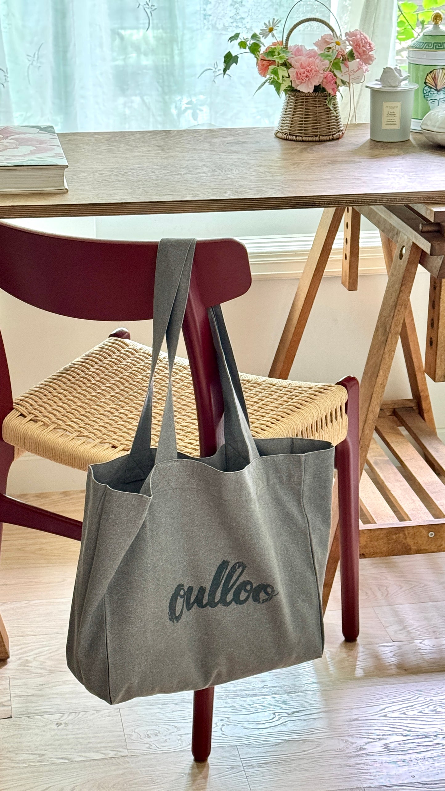 Earth Eco Tote Charcoal Gray